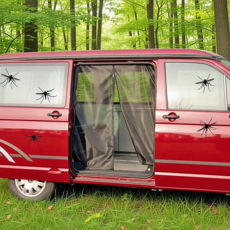 rideau voiture noir anti moustiques nylon moderne ventilé ultra fin