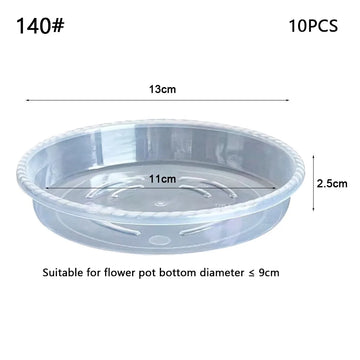 plateau fleur transparent moderne rayures ondulées différentes tailles plantes maison set