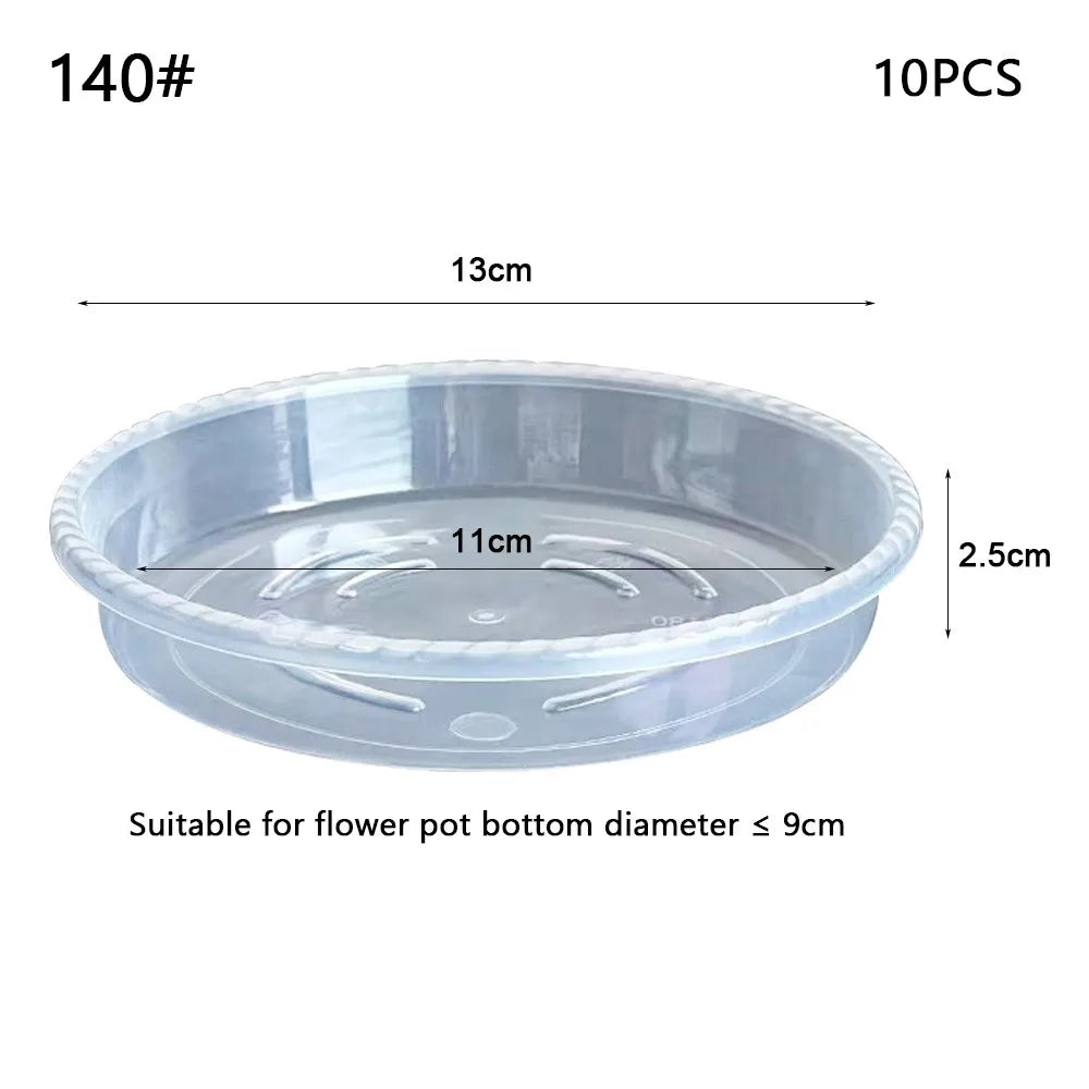 plateau fleur transparent moderne rayures ondulées différentes tailles plantes maison set