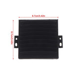 accessoire voiture noir moderne grille ventilation anneau fixation plaque protection