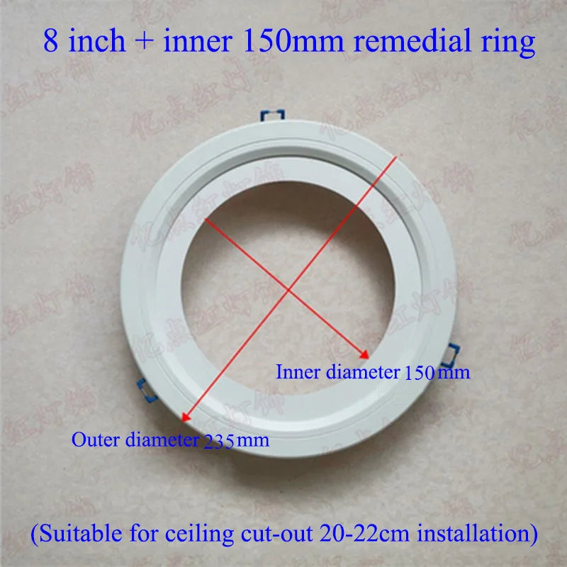 anneau réduction spot led blanc moderne cadre extérieur éclairage intérieur moderne