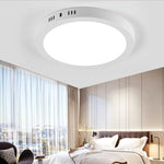 plafonnier led blanc moderne mat ultra fin éclairage intérieur salon chambre coucher cuisine