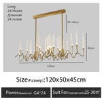 lustre moderne élégant cristal transparent filigrane doré salon chambre étude LED 2000 82000 lumens
