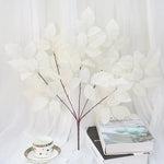bouquet roses artificielles feuilles modernes décoration intérieure extérieur anniversaire mariage valentin chrismas minimaliste