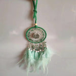 attrape rêves ethnique plumes filetage boho chic crochets ornement suspendu