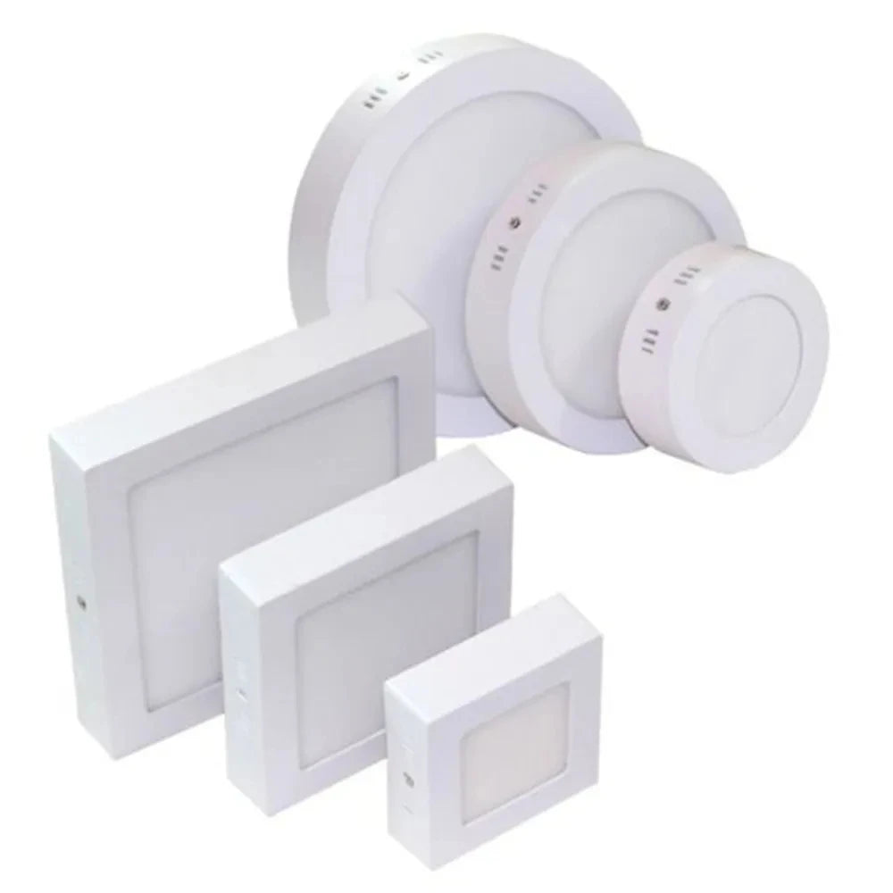 plafonnier led blanc moderne 9w 15w 25w carré rond driver flux lumineux