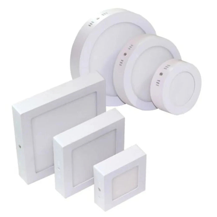 plafonnier led blanc moderne 9w 15w 25w carré rond driver flux lumineux
