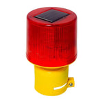lampe signalisation solaire rouge jaune rayures verticales moderne utilitaire 24v fluxlumineuxcertifieece
