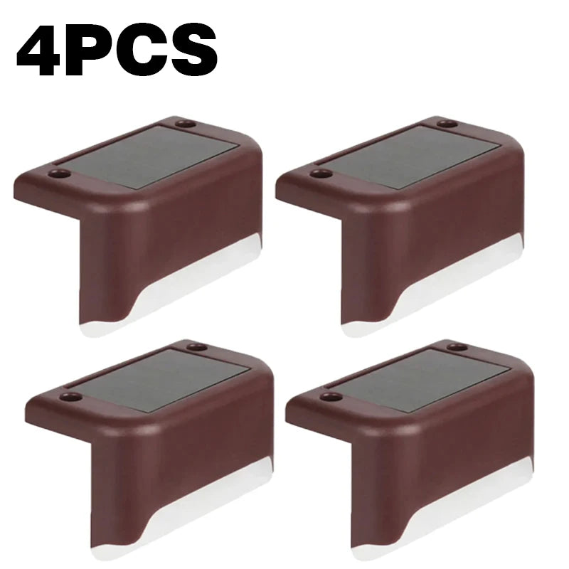 lumière solaire extérieure noire ip65 moderne pièces éclairage marche led minimaliste