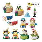 figurines animaux japonaises manga couleurs vives motifs traditionnels ornement maison collectionnable