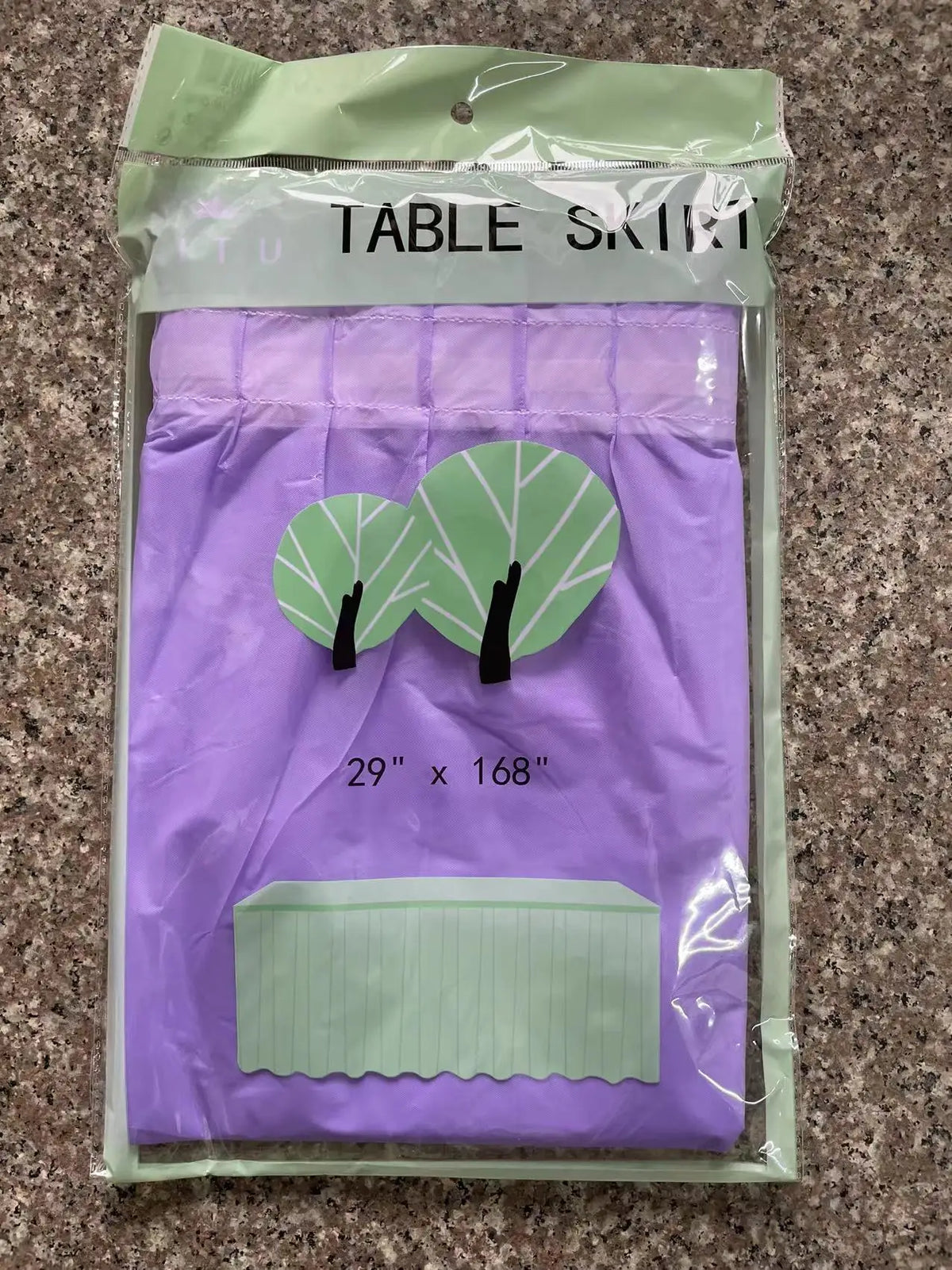 jupe table imperméable bleu clair rose bleu translucide plissée festive adhésive ruban adhésif