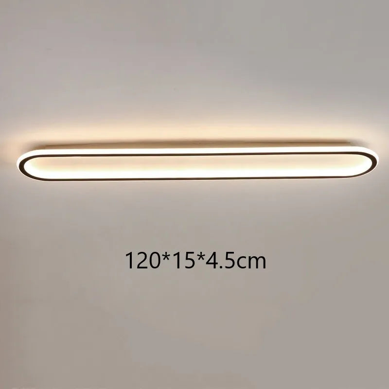 lampe led moderne fermeture métallique acrylique bord noir flux lumineux 249 2000