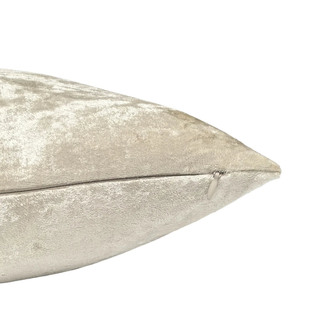 housse coussin velours carré or gris moderne élégante lit salon voiture 45x45cm