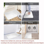 tapis sol antidérapant moderne marron lettres empreintes pattes noir texte love