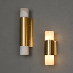 applique murale moderne or blanc marbre led 3000k 4000k 6000k fixée mur italien veine