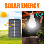 lampe solaire portable blanc noir mat moderne compact cordon suspendu panneau solaire led