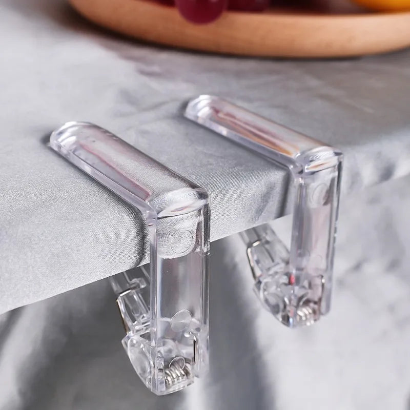 clips table transparents plastique moderne clips antidérapants nappe restaurant
