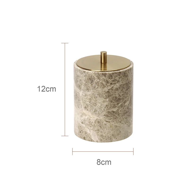ensemble bain marbre moderne distributeur savon boîte mouchoirs pot crème dentifrice plateau oval brosse