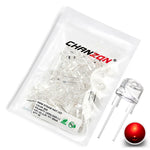 diodes led ultra brillantes 8mm transparentes modernes 25w 2w multiples couleurs électro bricolage