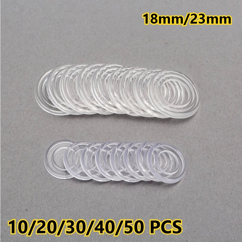 tapis anti dérapant adhésif transparent pratique rond meubles 18mm 23mm 10pcs 20pcs 30pcs 40pcs