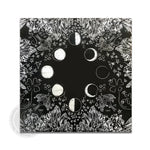 tapis polyester imperméable noir motifs religieux rituels astrologiques usage maison fête