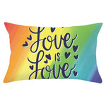 coussin rectangulaire géométrique multicolore décoration intérieure moderne polyester confortable 30x50cm fixations