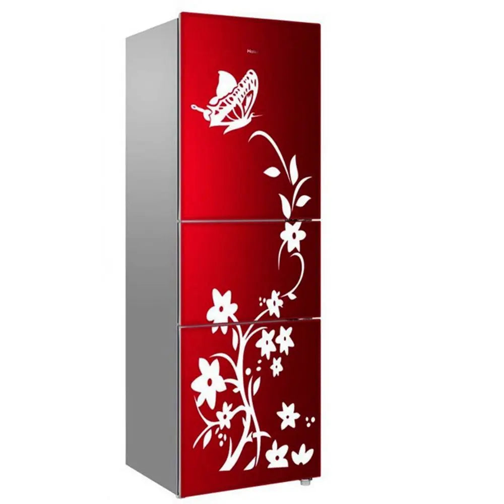 autocollants decoratifs fleurs papillons noir blanc minimaliste adhésif mur 30x30cm 60x40cm 70x25cm decoration maison