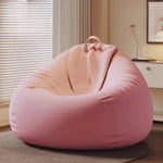 Pouf de sol en rotin vert clair