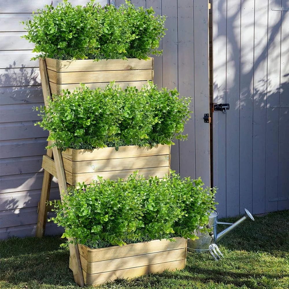 plantes artificielles arbres feuilles verte décoration intérieure extérieure pots boises osier modernes rustiques