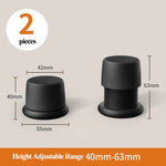 pieds ajustables anti vibration meubles adhésifs antidérapants blanc gris noir mousse moderne