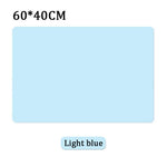 tapis table silicone opaque moderne 60x40cm 40x30cm vert jaune gris bleu