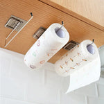 porte serviettes mural blanc motif carottes chats adhésif moderne cuisine salle bain tissue holder