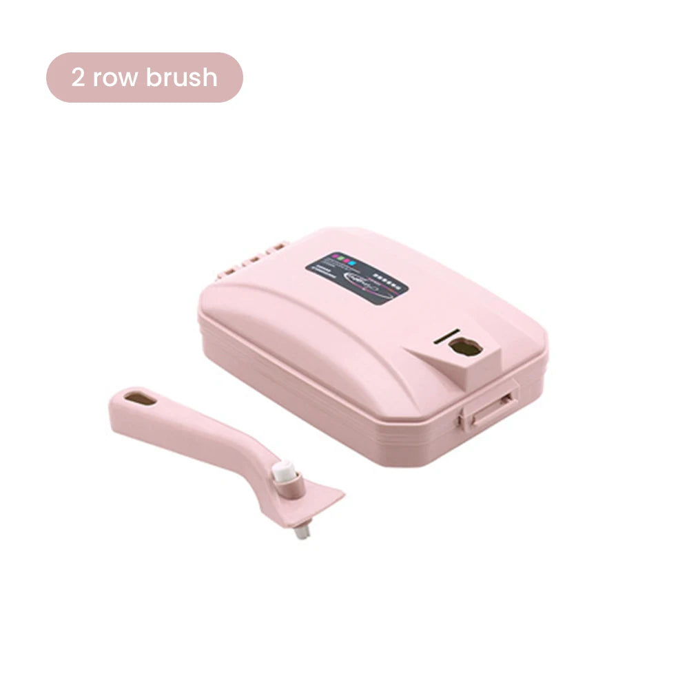 brosse poils rose clair moderne poignée nettoyer tapis canapé lit