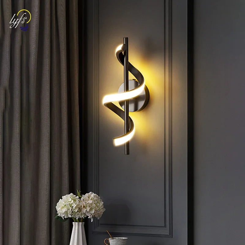 appliques murales modernes or blanc cuivre luxueux éclairage chambre entrée étude