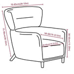Housse fauteuil velours beige clair moderne canapé place lavable machine restaurant
