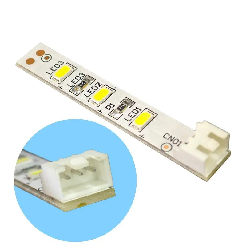 ruban led blanc moderne 65mm 10mm connecteur maison bricolage éclairage efficace