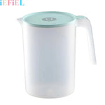 carafe eau plastique 2000ml 2500ml blanc bleu rose verte moderne minimaliste poignée couvercle logo