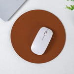 tapis souris cuir double face nappa marron noir gris rose vert rouge classique imperméable