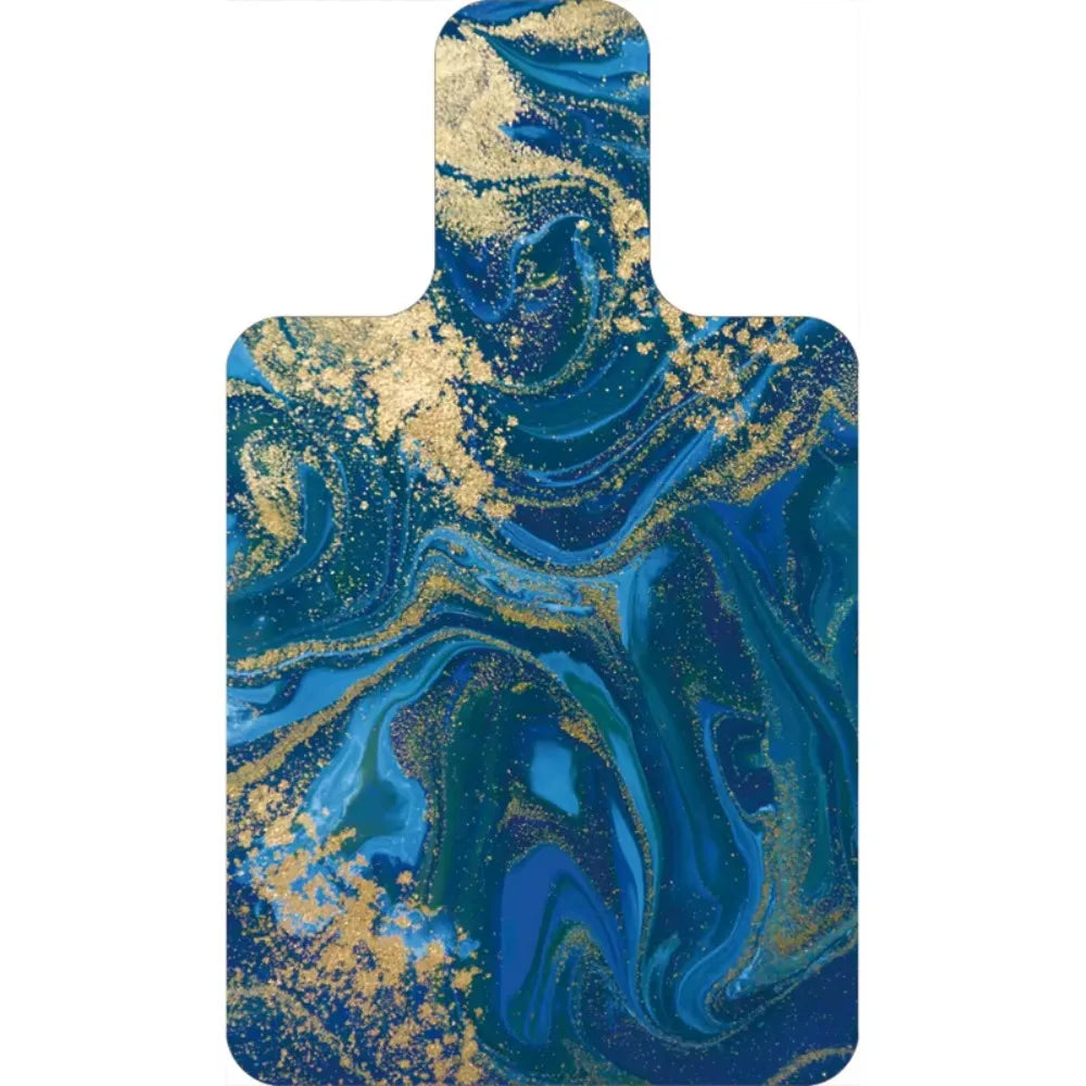 coque téléphone bleu gris moderne élégante marbrée feuilles tropicales libellule doré verte rose