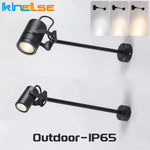 Spot mur extérieur moderne led noir hydrofuge 10w 15w 20w 85265v