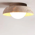 lampe moderne marron marbrée texture naturelle éclairage industriel fixations invisibles led chambre hall