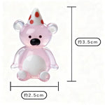 figurines animaux verre transparent ours licorne ange décoration maison artisanal
