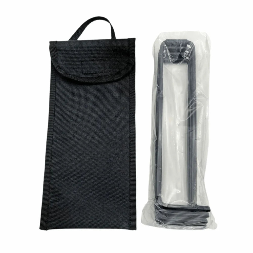 support multifonction pliable structure métallique noire boîte plastique blanche rangement camping utilitaireextérieur