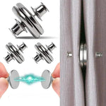 clips magnétiques rideaux argenté moderne adhésifs réglables pvc accessoire fenêtre fixations
