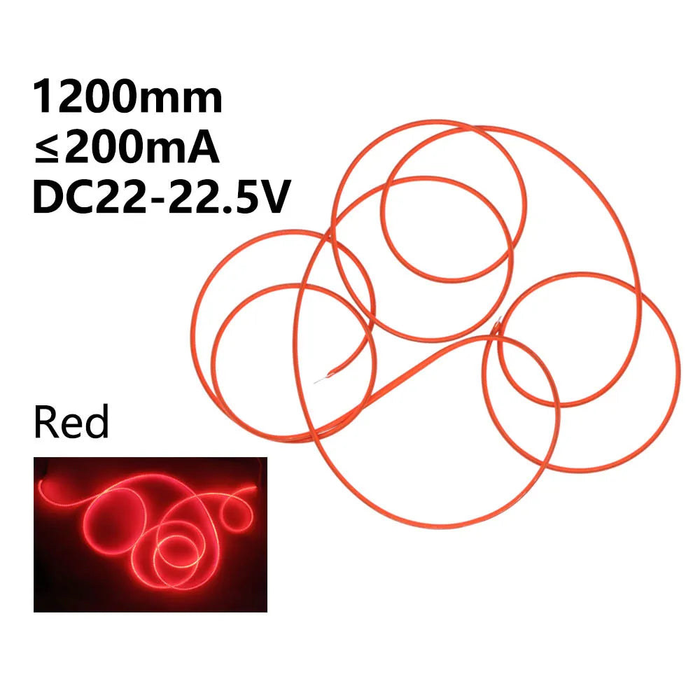 filament led flexible 1200mm vert clair orange gris moderne 600lm 24v