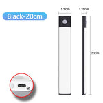 lampe sous cuisine led rechargeable 30cm adhésif blanc moderne 5v usb