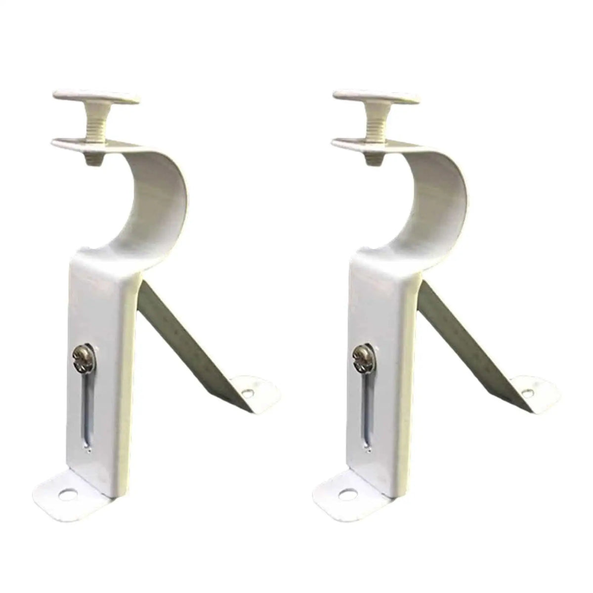 supports rideaux tringle moderne minimaliste fixation murale facile universal durable noir blanc argenté