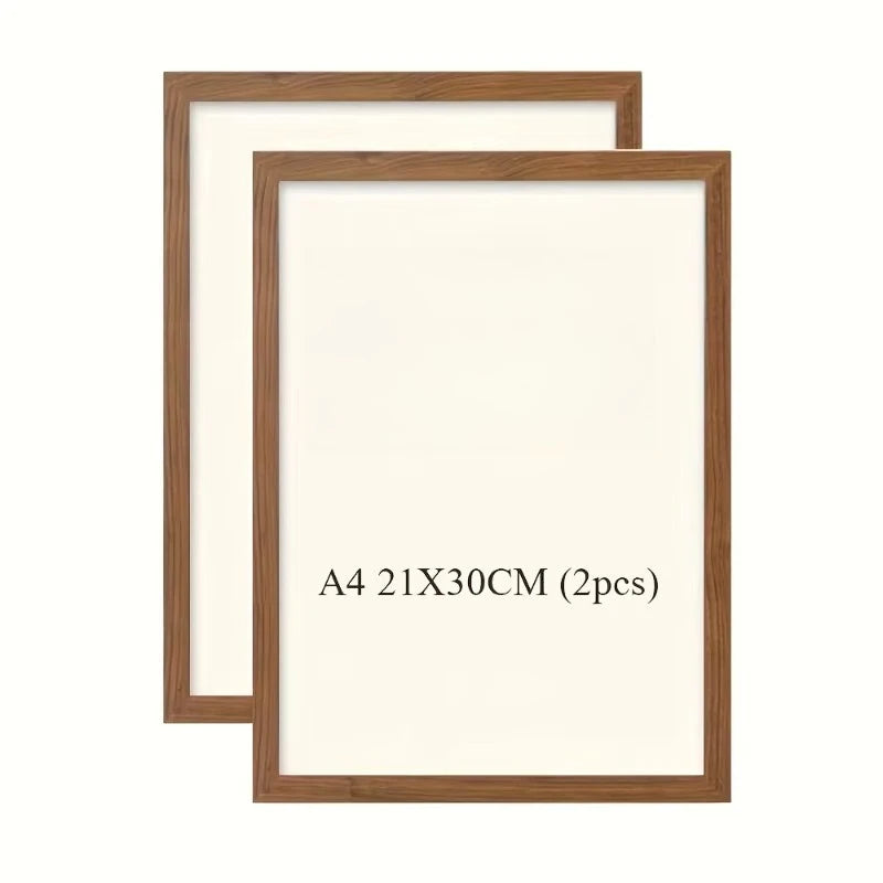 cadres photo bois modernes 30x21 40x30 20x15 transversal decoration murale