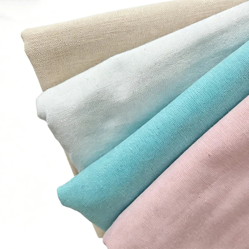 tissu lin 50x50cm beige gris bleu rose texturé naturel couture broderie nappe linge lit