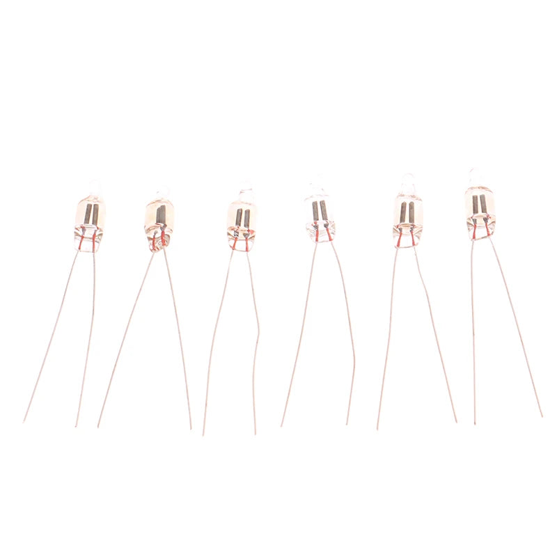 ampoules led transparentes rouges modernes tringles 0.5cm largeur 4.2cm hauteur rondes lisses